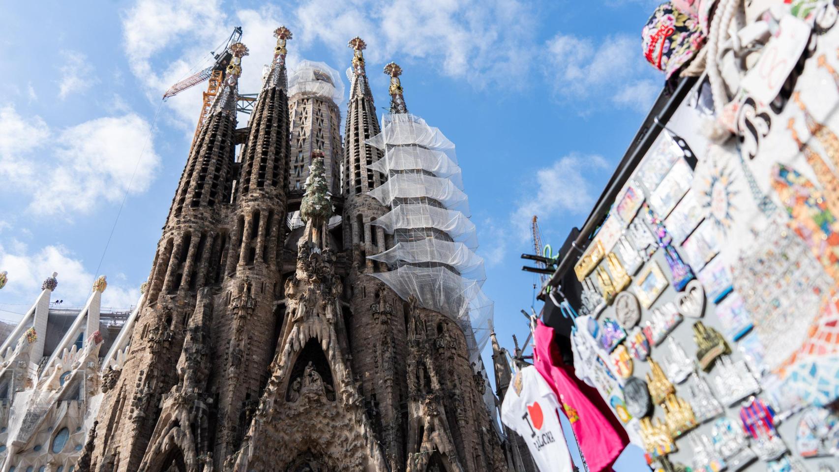 La Sagrada Família de Barcelona en una imagen de archivo