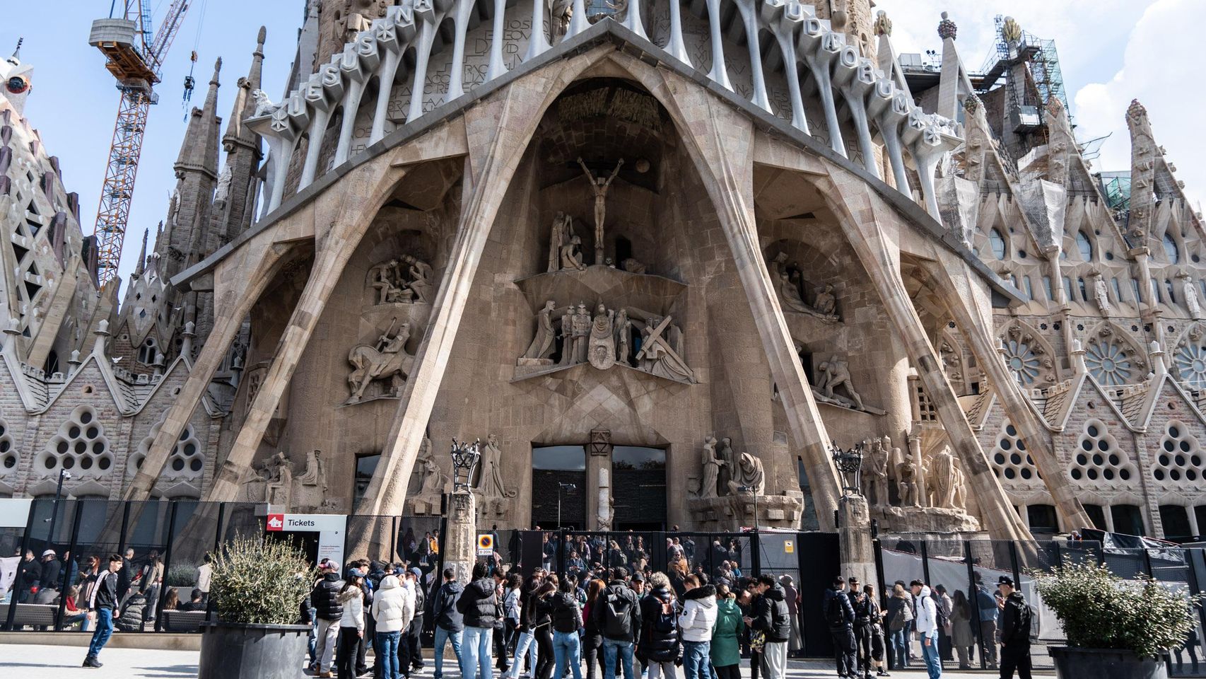 Turistas en la Sagrada Família