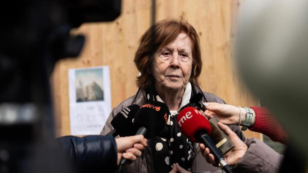 Carme Trilla, presidenta de Hàbitat3, en la promoción de pisos sociales del Poblenou de Barcelona