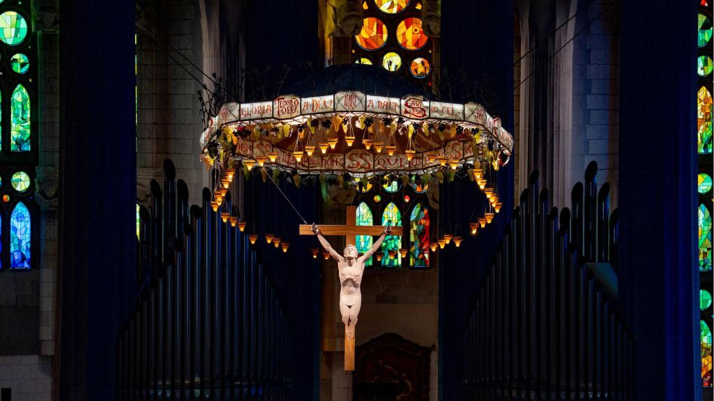 Interior de la Basílica de la Sagrada Família