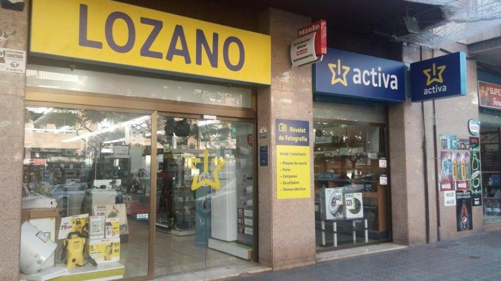 La tienda de Electrodomésticos Lozano en Sant Boi de Llobregat