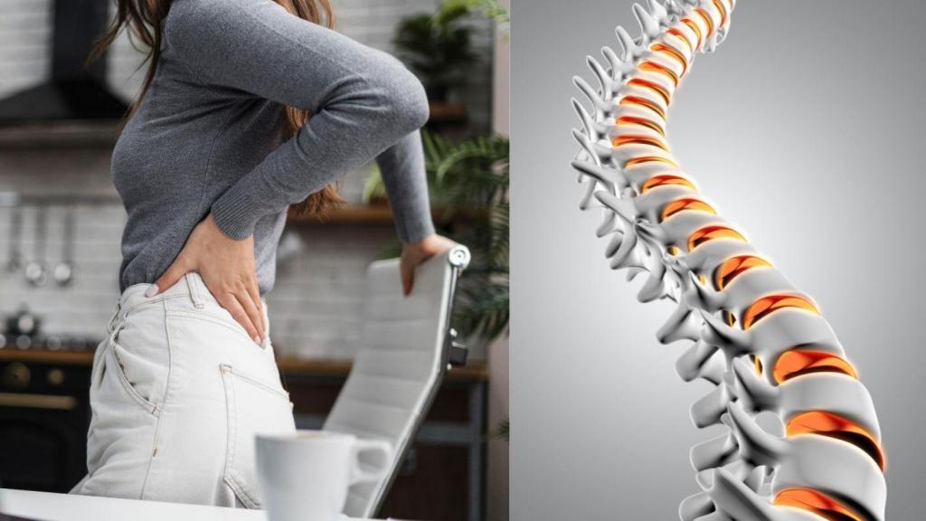 Una hernia discal ocurre cuando uno de los discos que hay entre las vértebras de la columna se daña