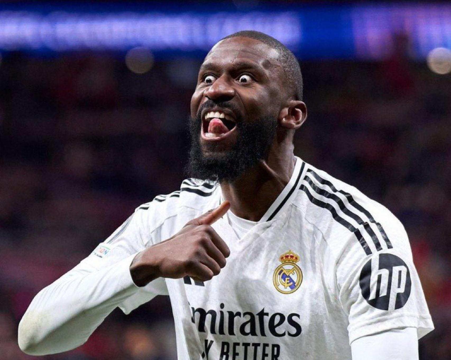 La fea celebración de Antonio Rudiger tras ganar al Atlético de Madrid en la Champions