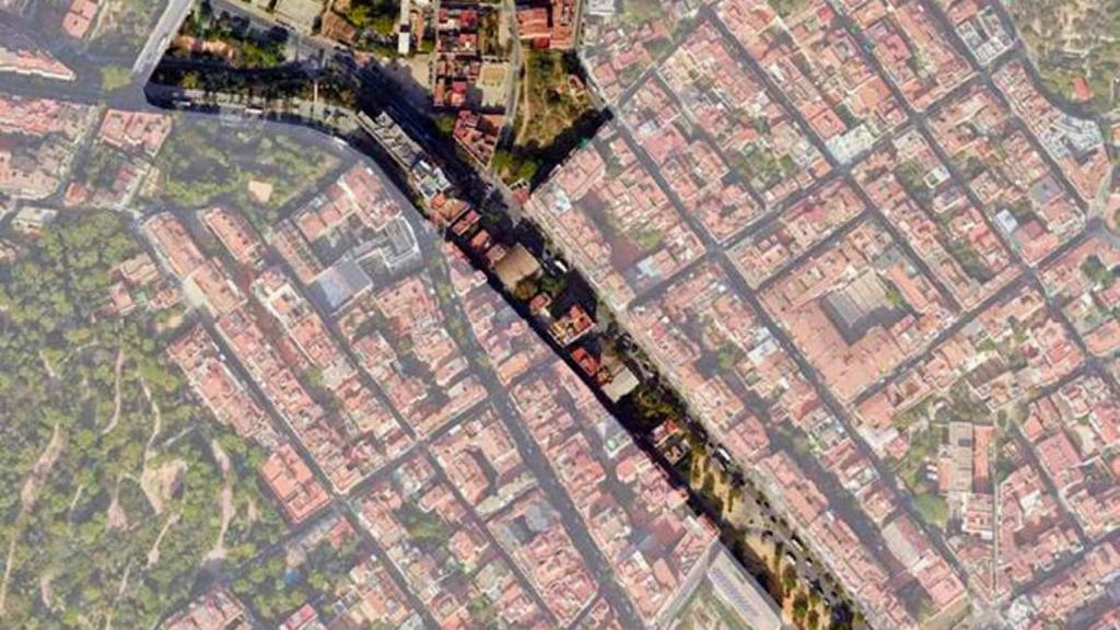 Àmbit de la futura rambla verda de Vallcarca