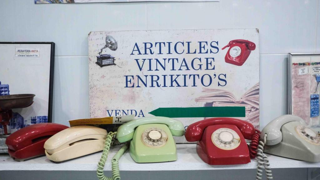 Decoració vintage de la Pescaderia Anita