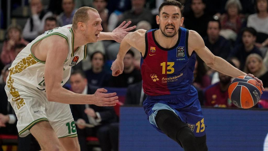 Tomas Satoransky en el Barça-Zalgiris