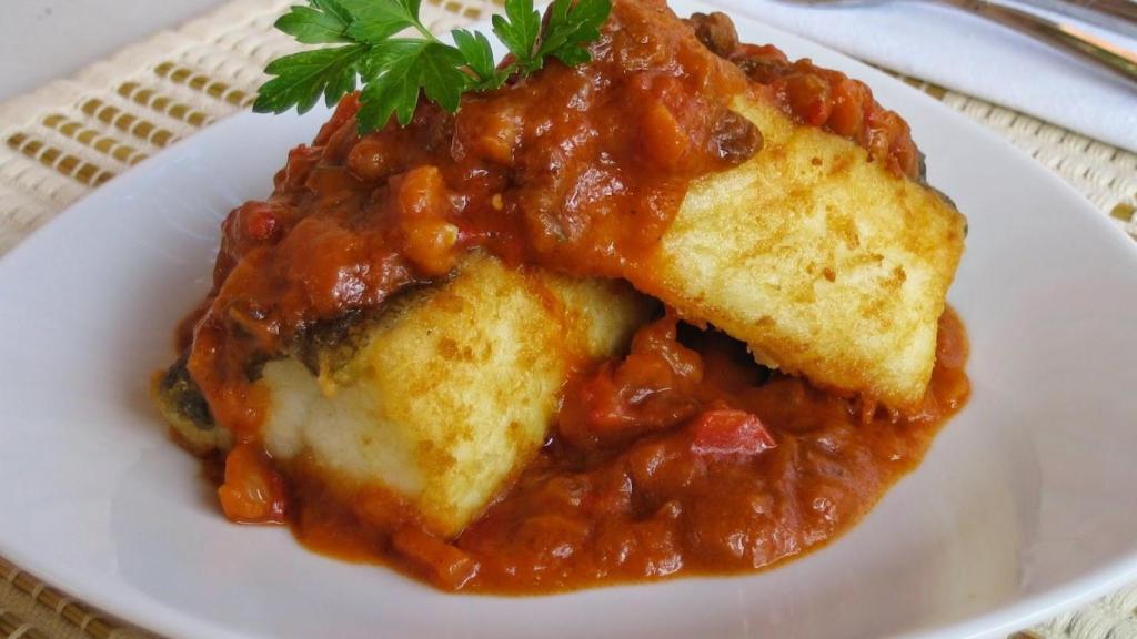 Bacallà amb samfaina