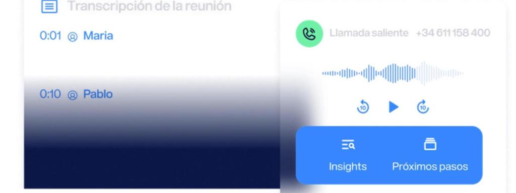 Transcripción de una llamada