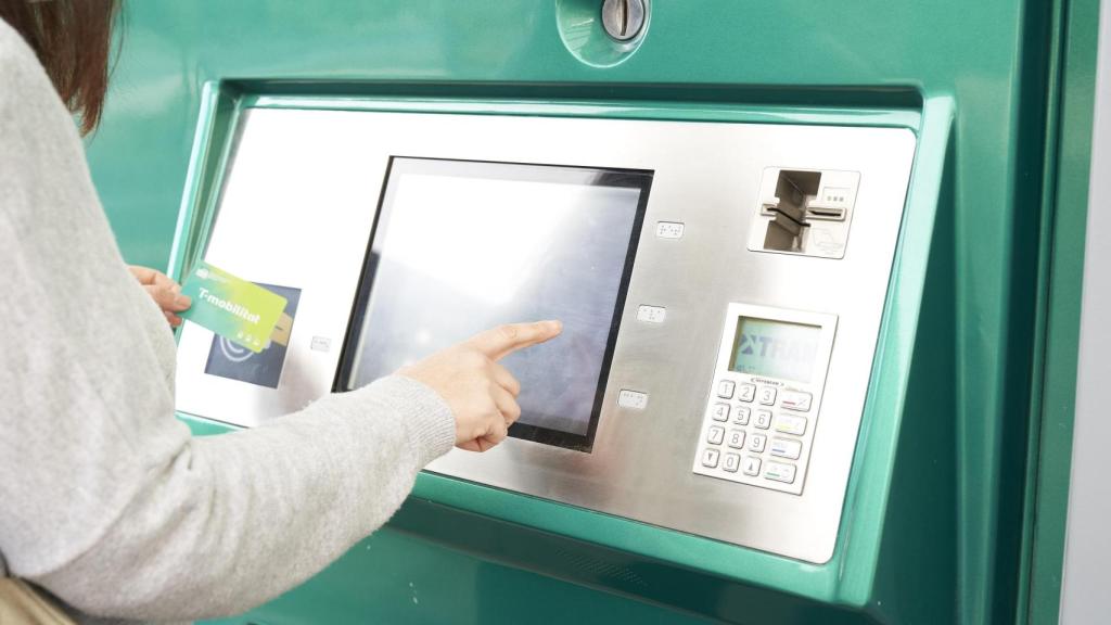 Máquina de billetes de tram