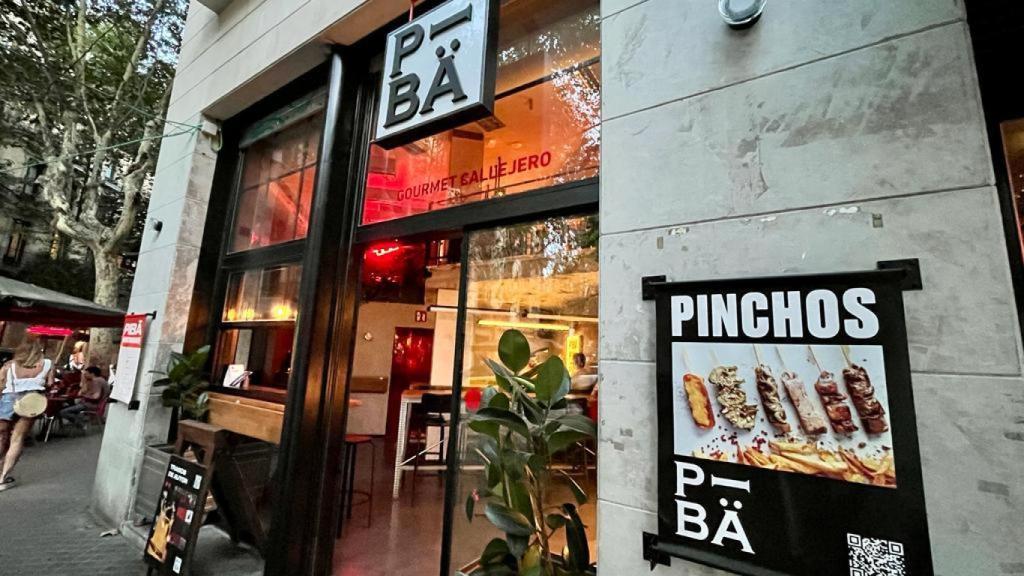 Bar Piba, en la calle Enric Granados de Barcelona