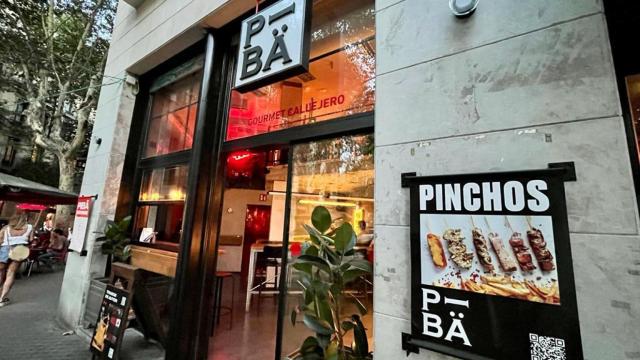 Bar Piba, en la calle Enric Granados de Barcelona