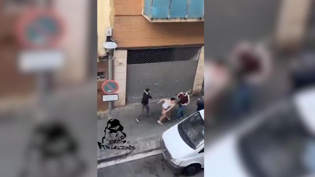 Pelea multitudinaria con armas blancas en Badalona