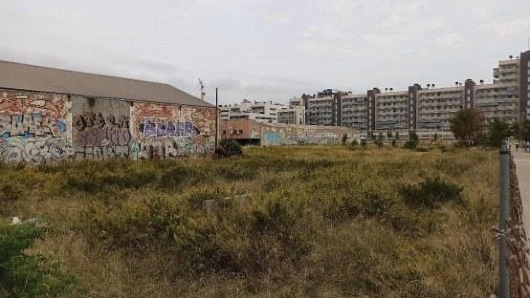 Los terrenos donde se construirá la futura escuela Badalona Port