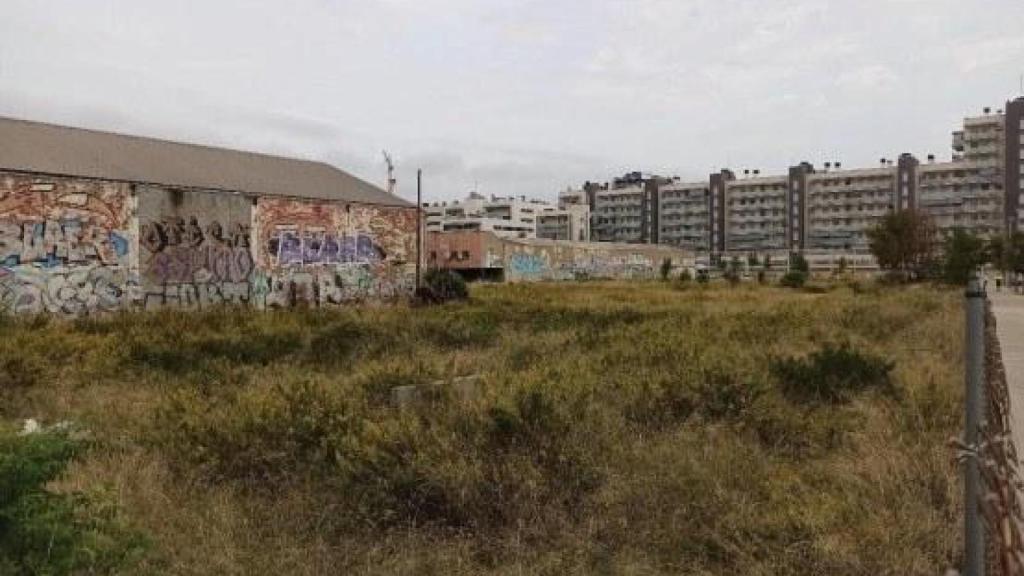 Los terrenos donde se construirá la futura escuela Badalona Port