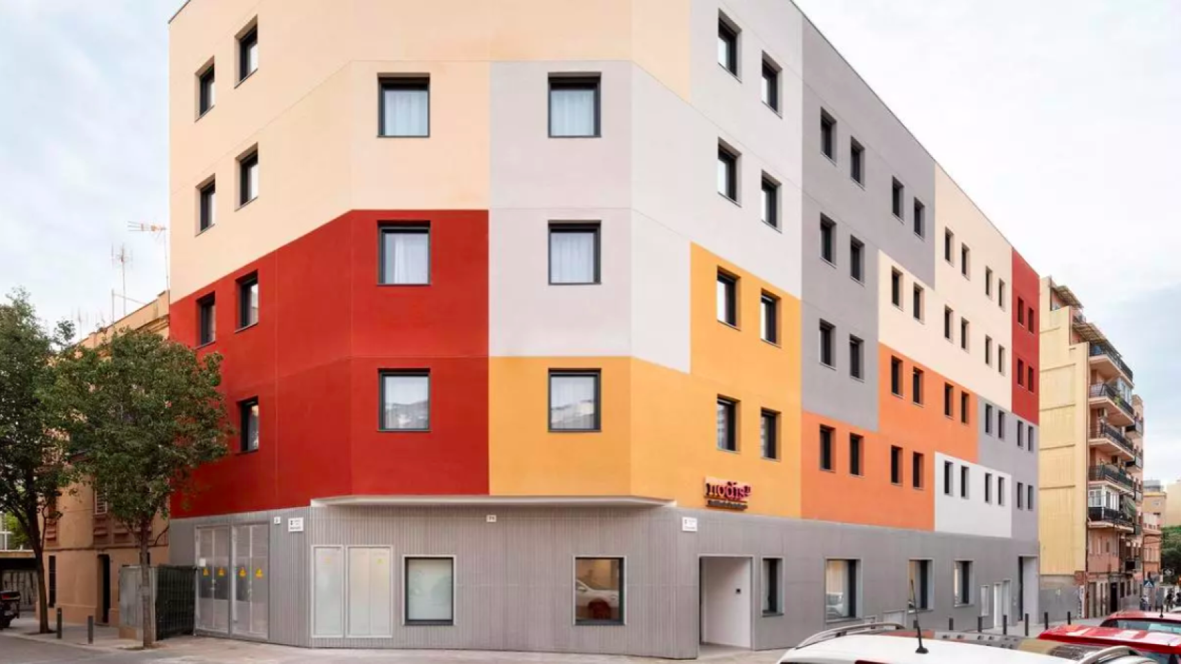 La residencia Nodis Barcelona Campus, ubicada en L'Hospitalet.