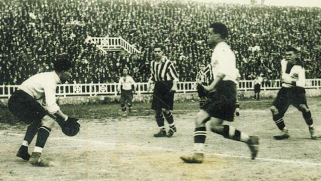 Un momento del partido del CE Europa en la final de Copa del Rey de 1923