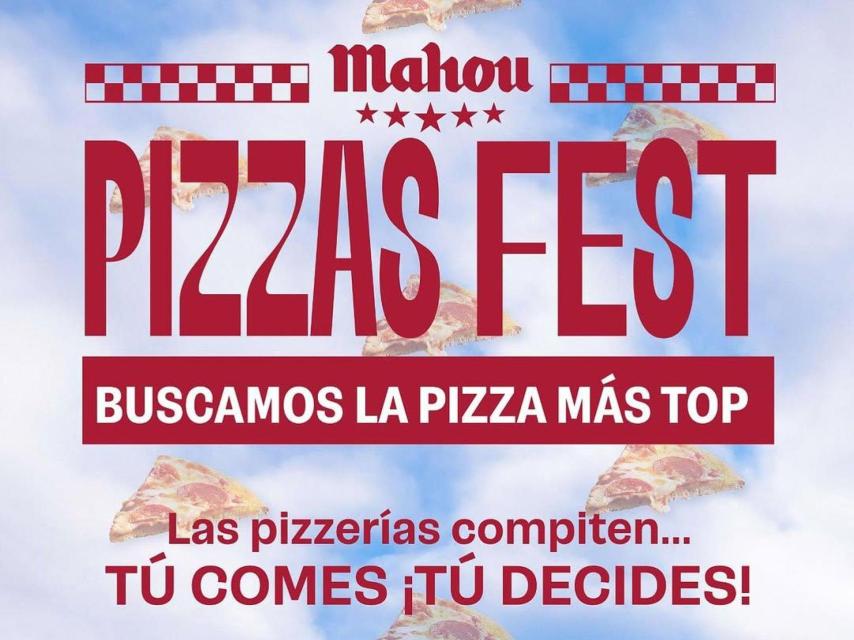 Cartel del Mahou Pizzas Fest 2025