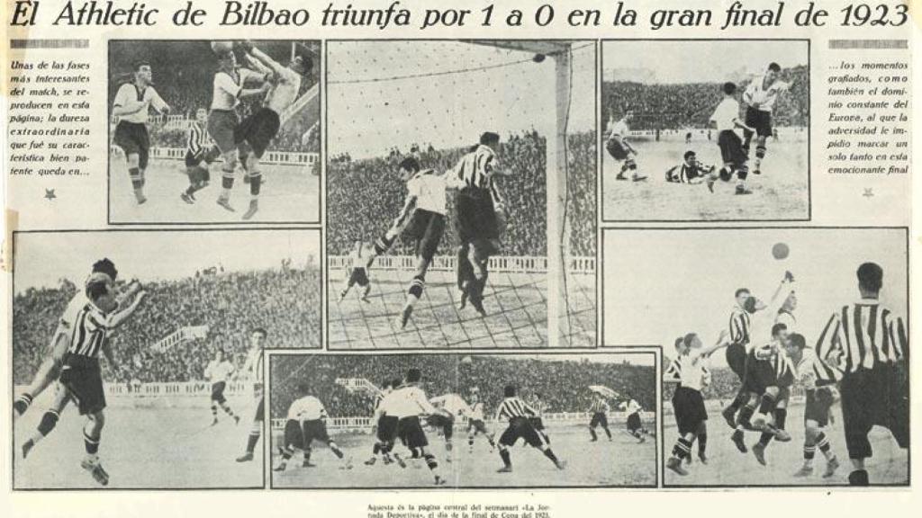 Crónica del partido de final de la Copa del Rey de 1923
