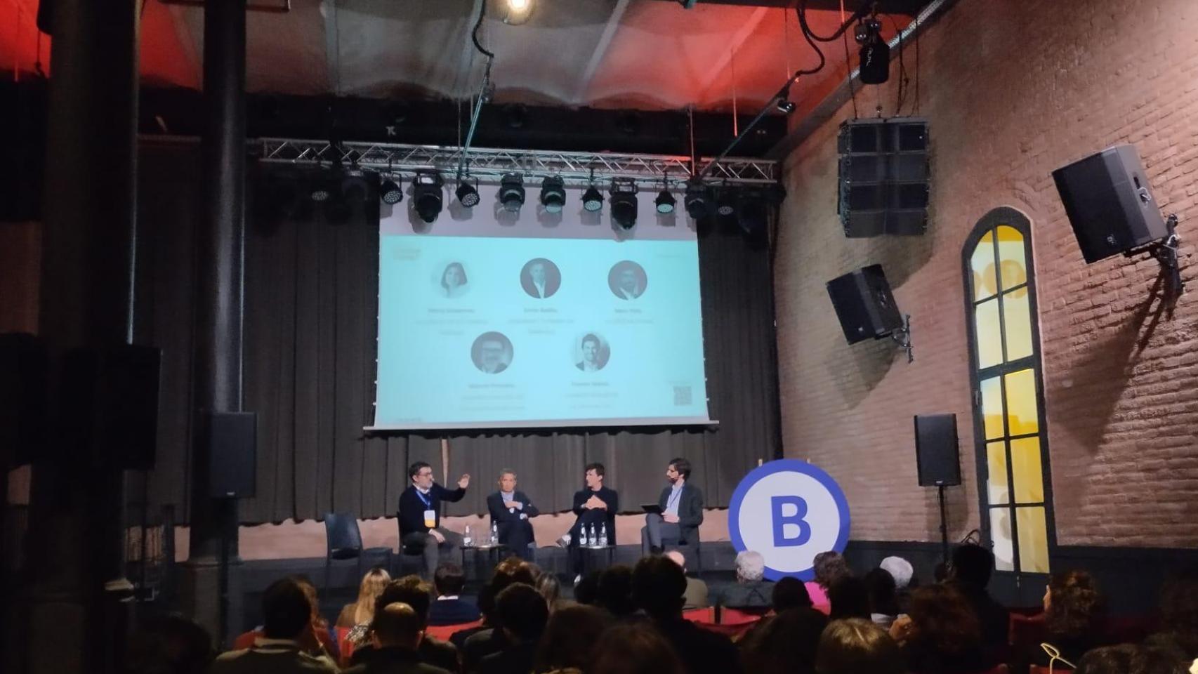 Representantes del sector inmobiliario en la jornada 'El repte de l'habitatge' organizada por Barcelona Global