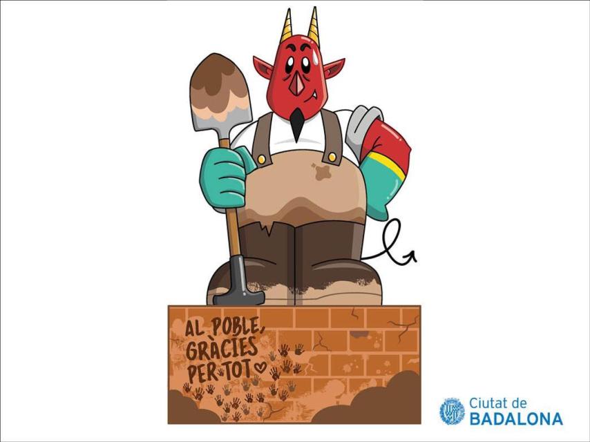 El Dimoni de les Festes de Maig 2025 de Badalona