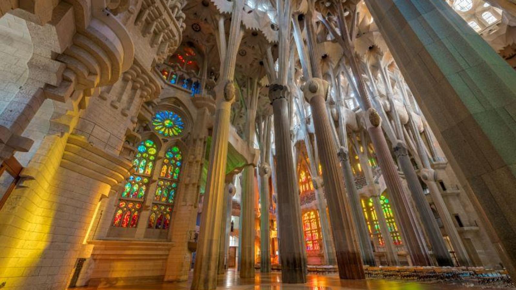 Interior de La Sagrada Família