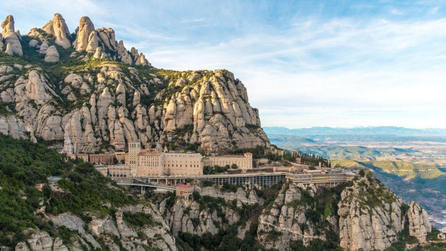 Vistas de la Abadía de Montserrat