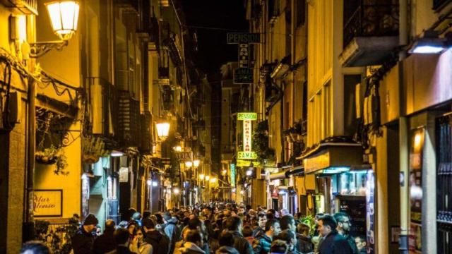 La calle Laurel de Logroño