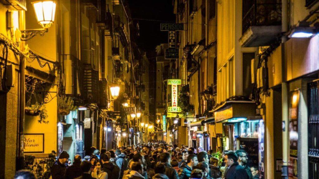 La calle Laurel de Logroño