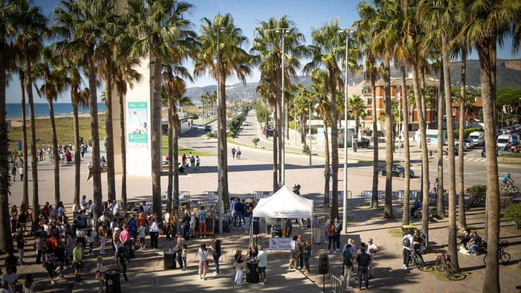 La feria en una de sus anteriores ediciones en Castelldefels