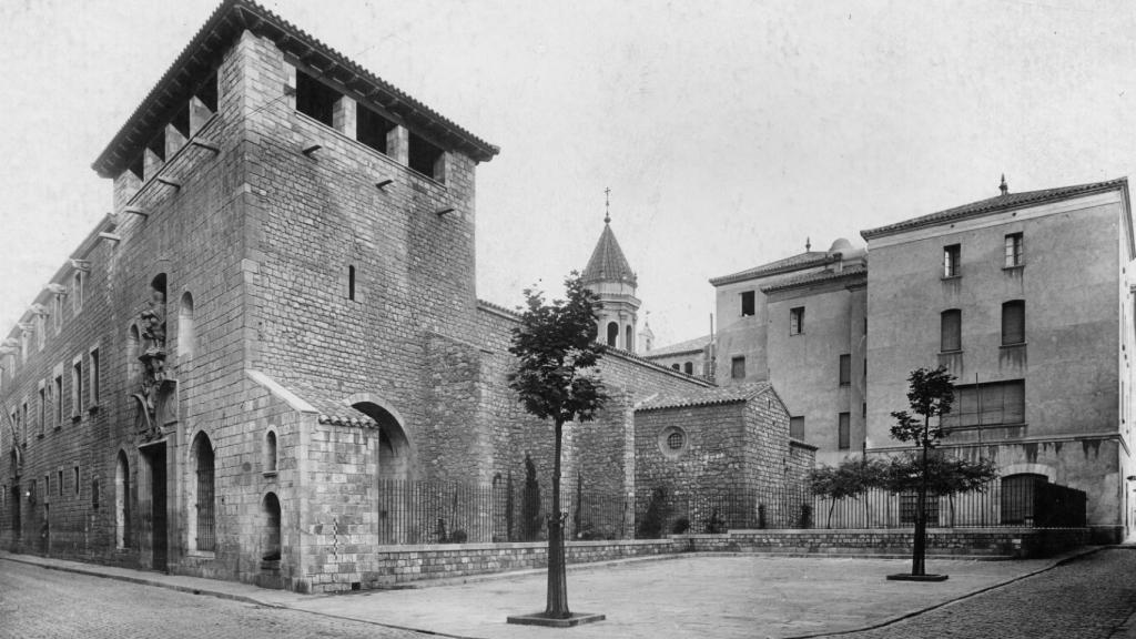 Fotografía histórica de La Capella