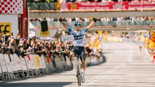 El ciclista esloveno Primoz Roglic  en la 104ª edición de la Volta a Catalunya
