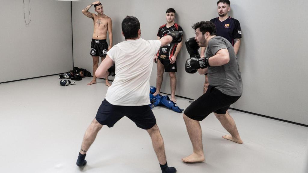 Alumnos de Vicente García en el Striking Center BCN