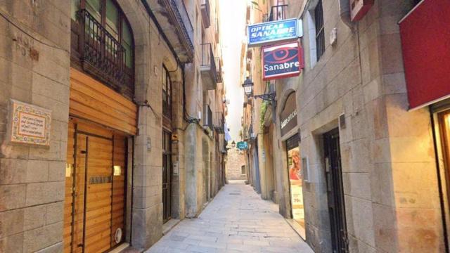 Imagen de la calle de n'Amargós de Barcelona