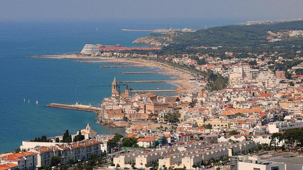 Vista panorámica de Sitges