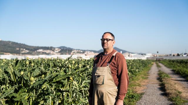 Mauri Bosch, un agricultor del Parc Agrari del Baix Llobregat