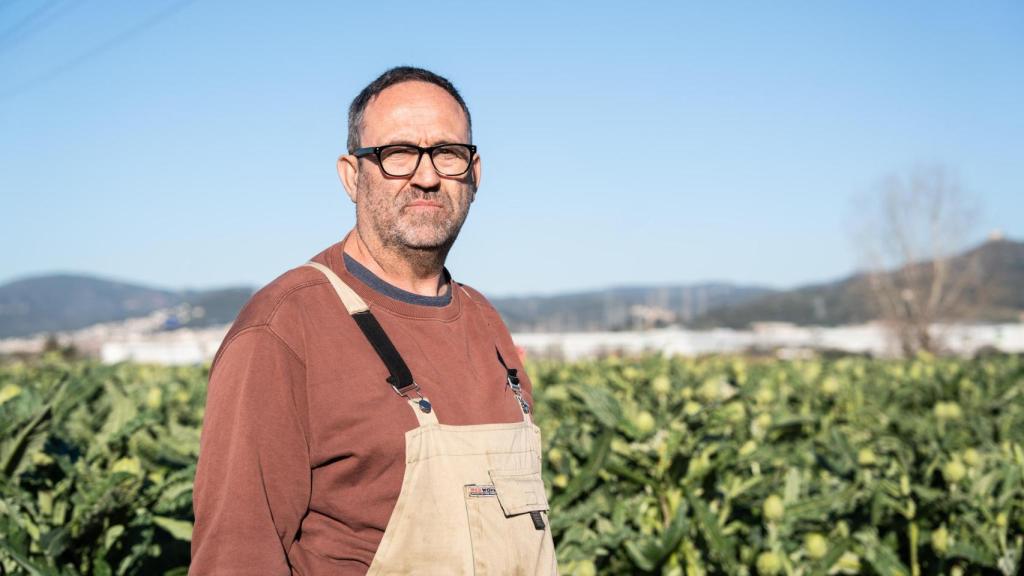 Mauri, agricultor del Parc Agrari del Baix Llobregat