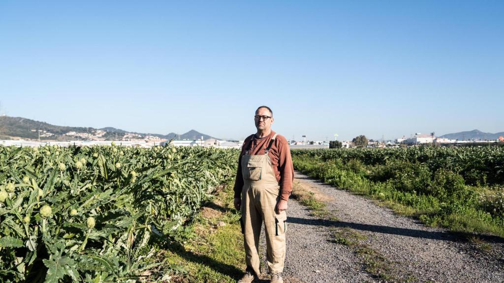 Mauri, agricultor del Parc Agrari del Baix Llobregat