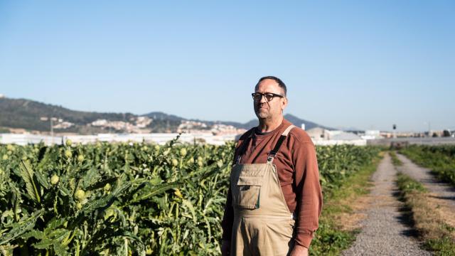 Mauri Bosch, un agricultor del Parc Agrari del Baix Llobregat
