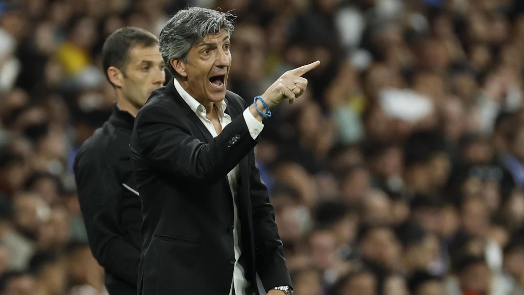 Imanol Alguacil, en el Real Madrid-Real Sociedad de Copa