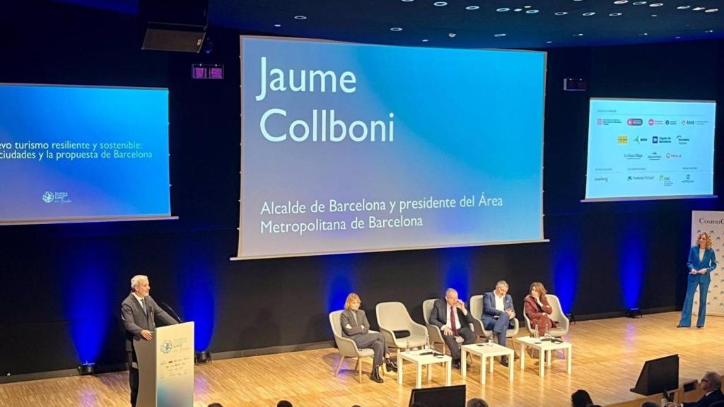 El alcalde de Barcelona, Jaume Collboni, abre el congreso Tourism & Economy Summit