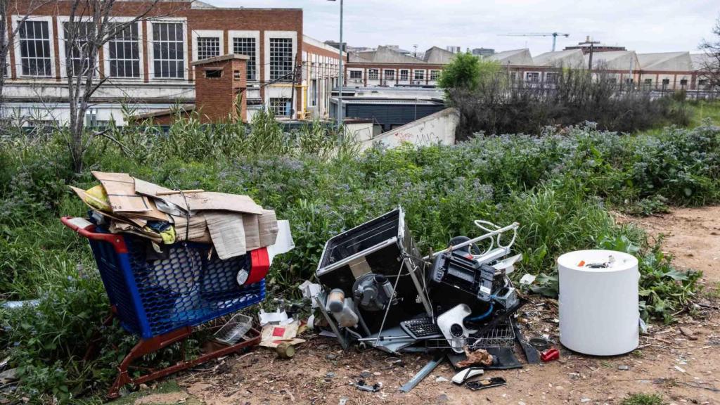 Asentamiento chabolista en Sant Andreu