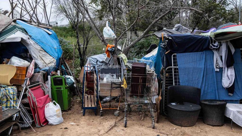 Asentamiento chabolista en Sant Andreu