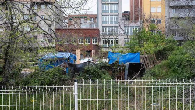 Asentamiento chabolista en Sant Andreu