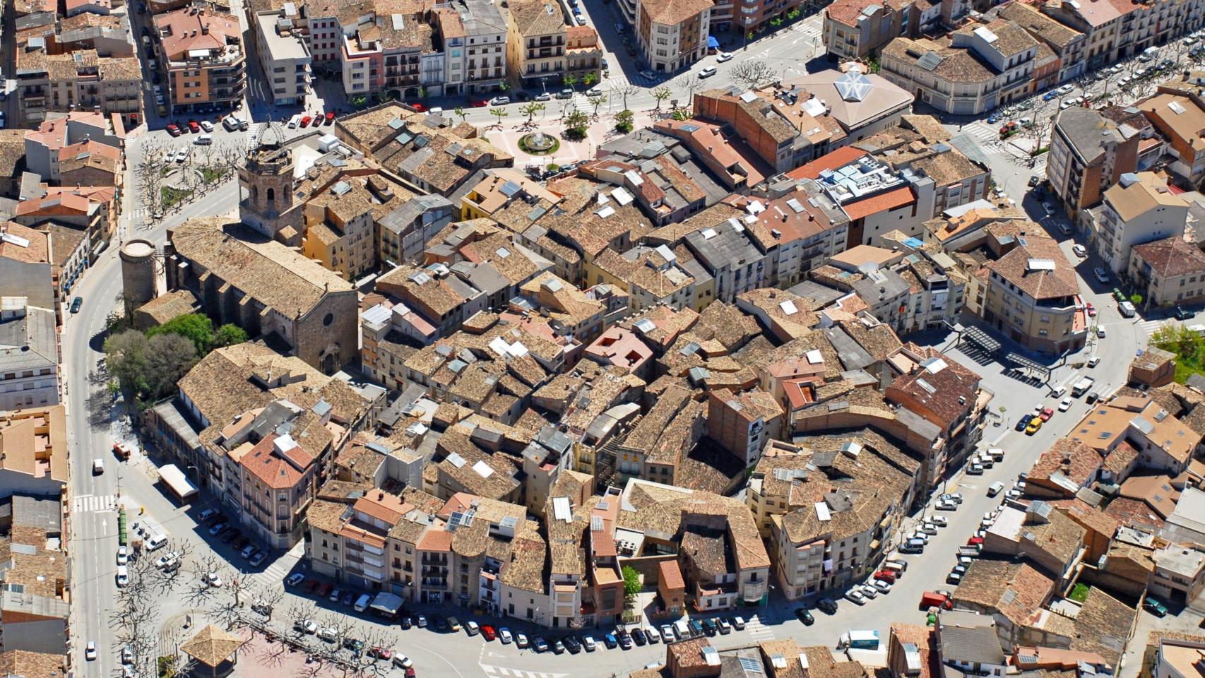 Una imagen aérea de Tremp