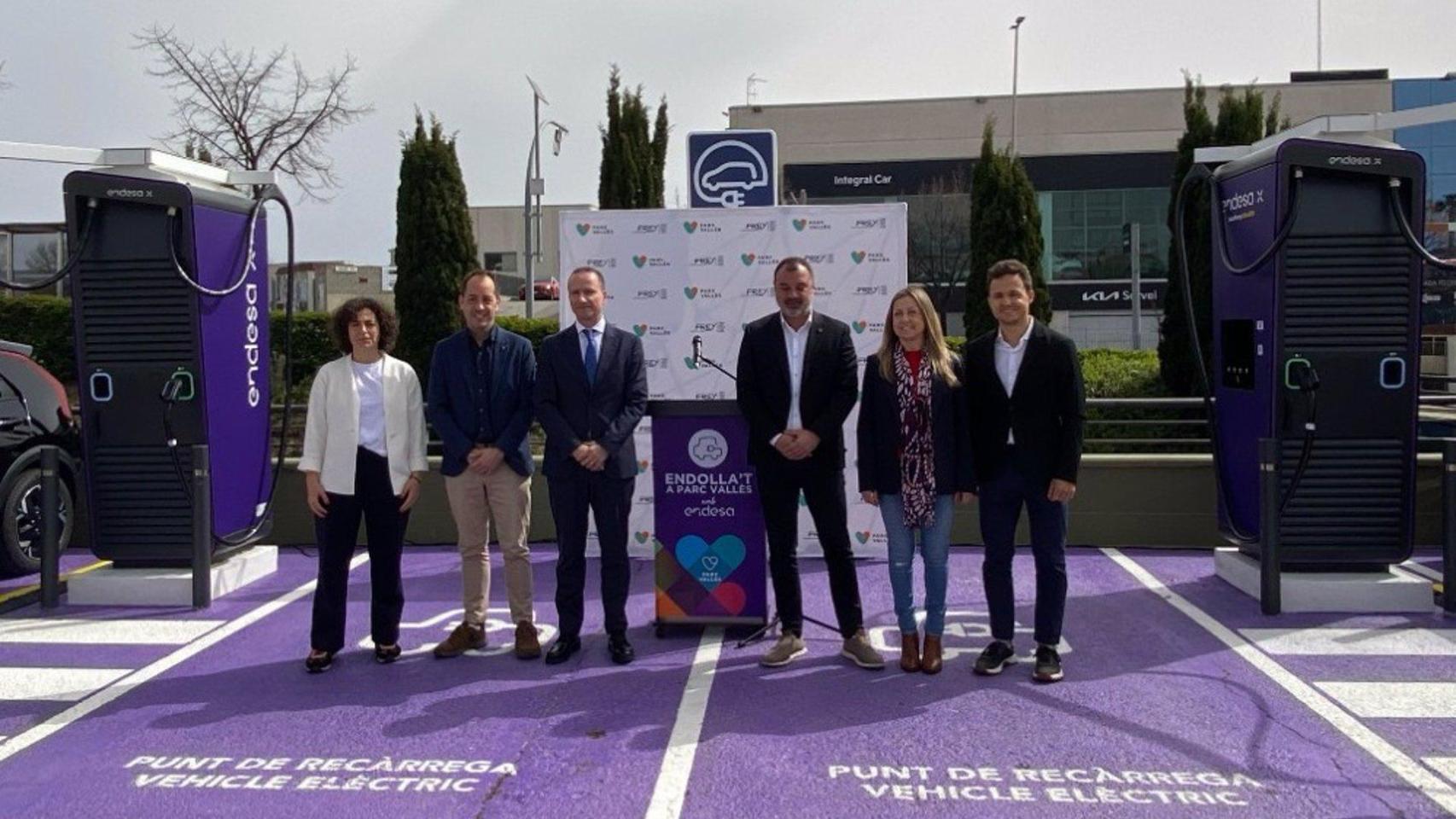 Endesa inaugura en Terrassa su hub catalán de recarga eléctrica con más potencia