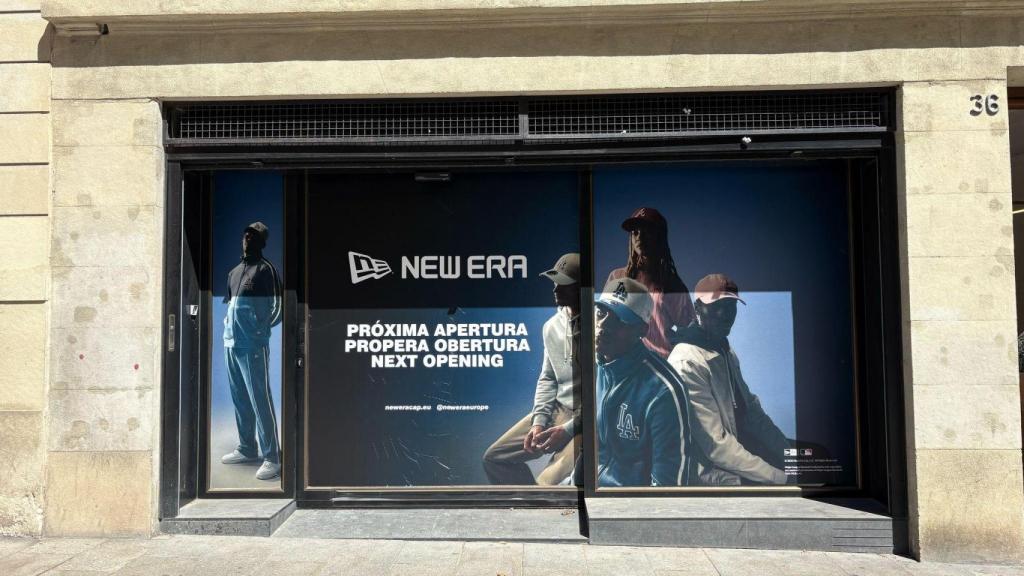 Local de la marca de gorras estadounidense New Era en Barcelona