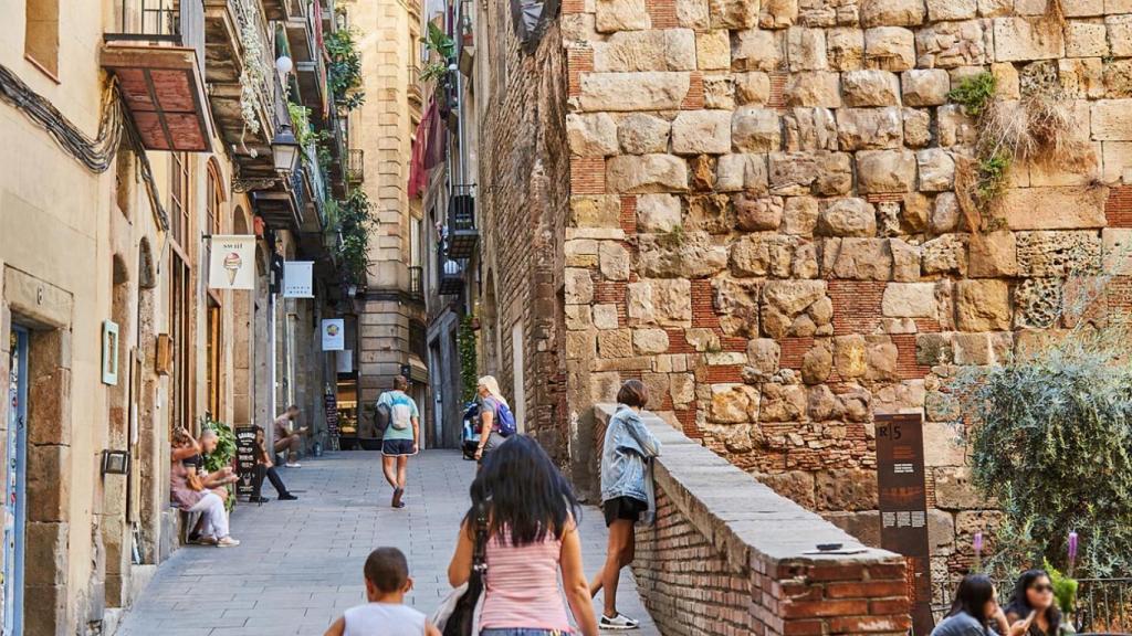 La muralla romana de Barcelona