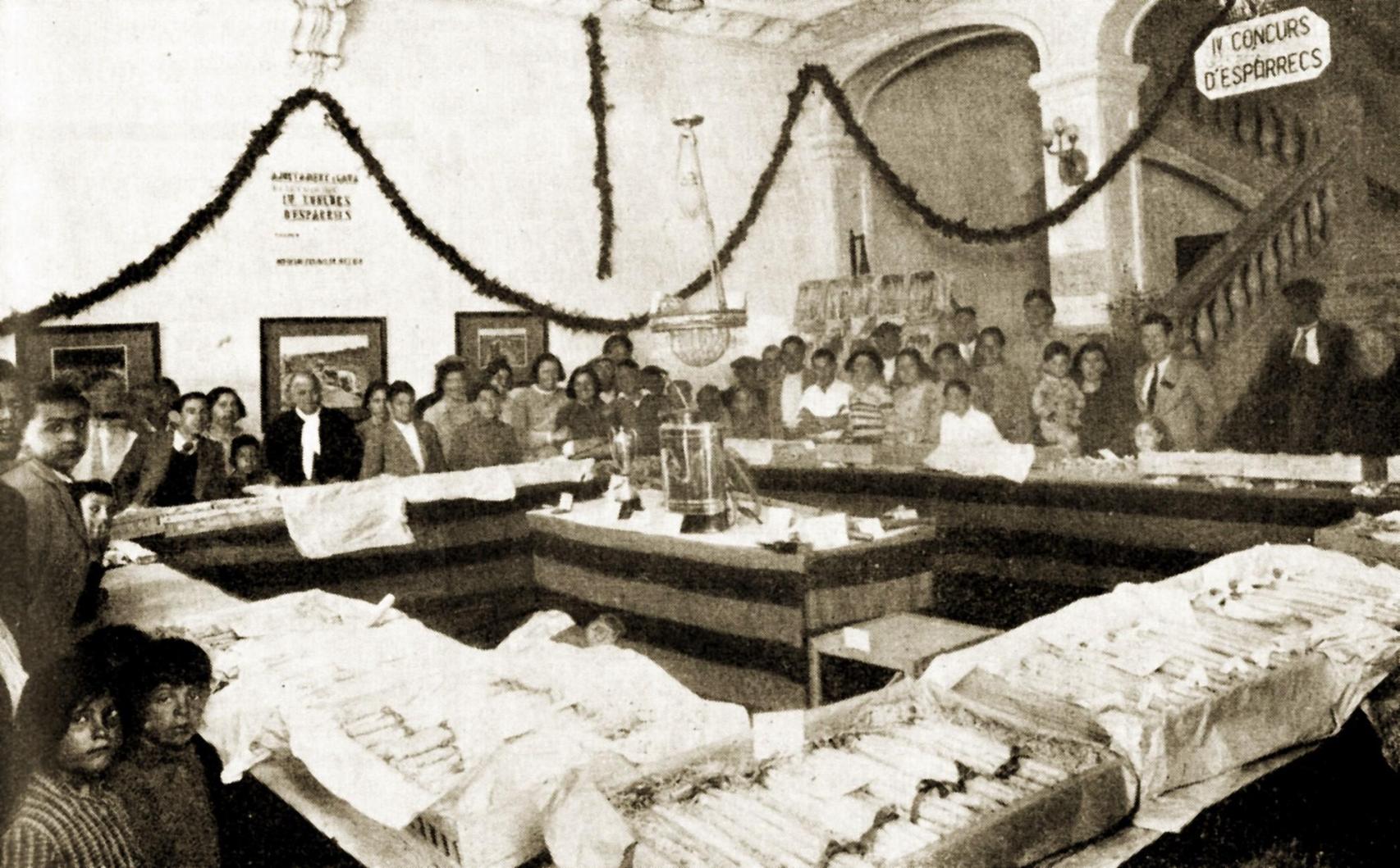 Imagen de archivo de la edición de la ‘Fira d’Espàrrecs’ de 1935