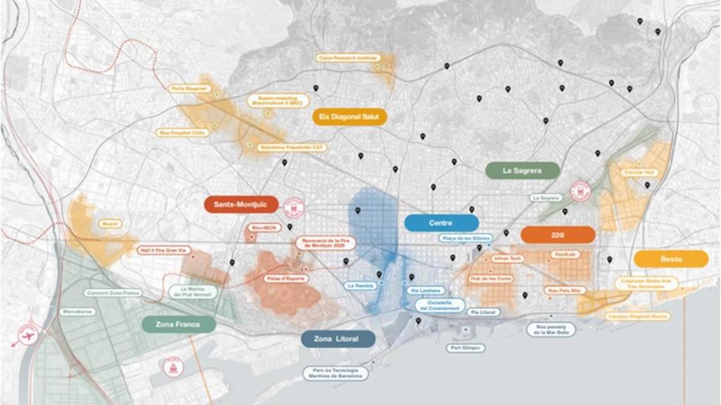 Àmbits d'actuació del pla 'Barcelona Impulsa'