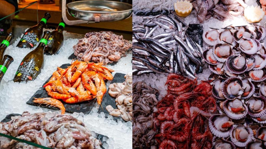 Marisco fresco en 'Chao Pescao'